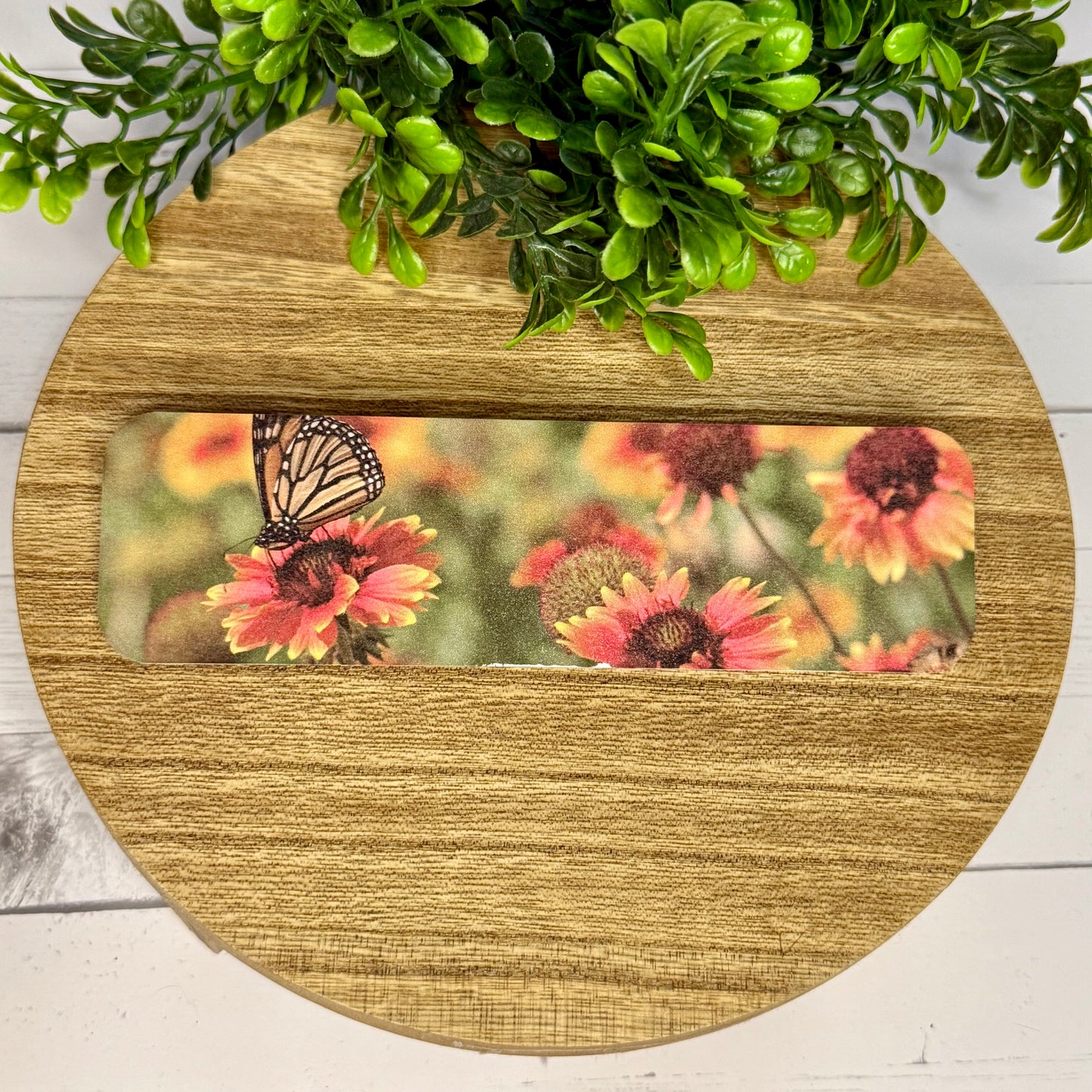 Butterly Floral Bookmark