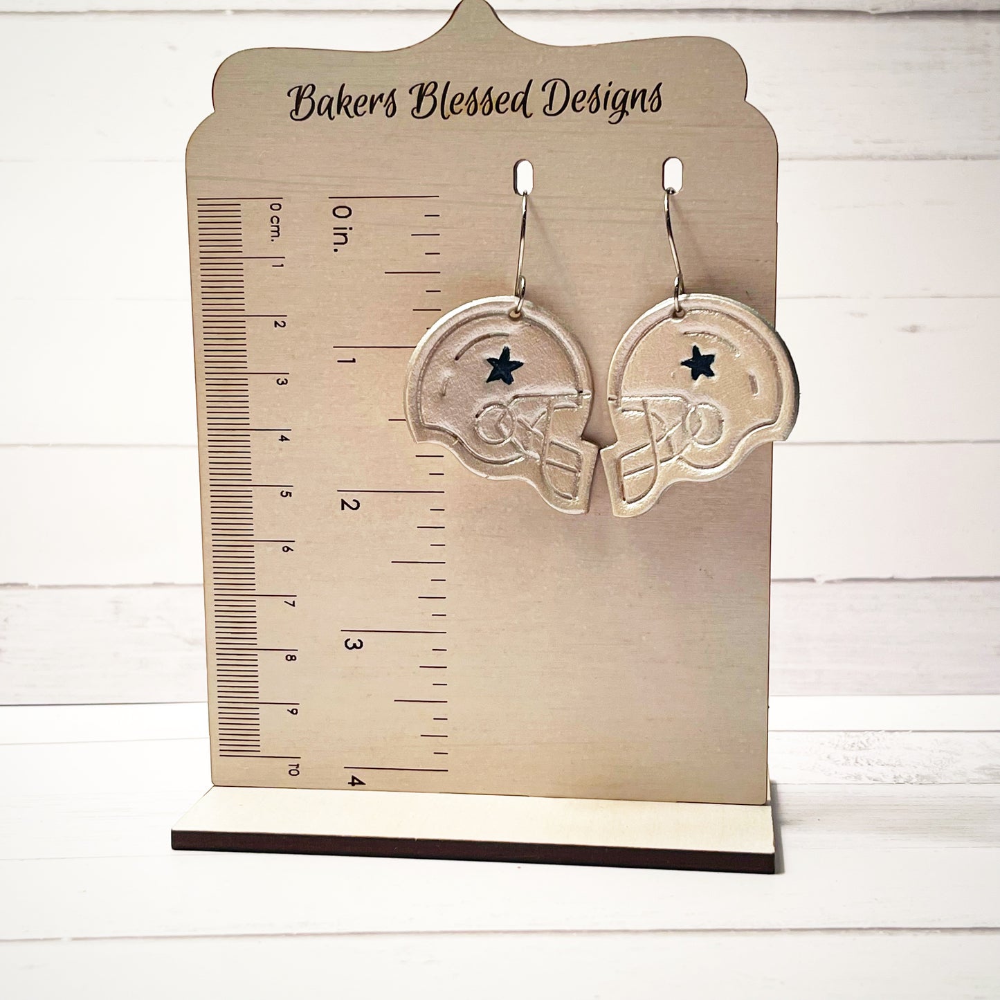 Custom Helmet Earrings