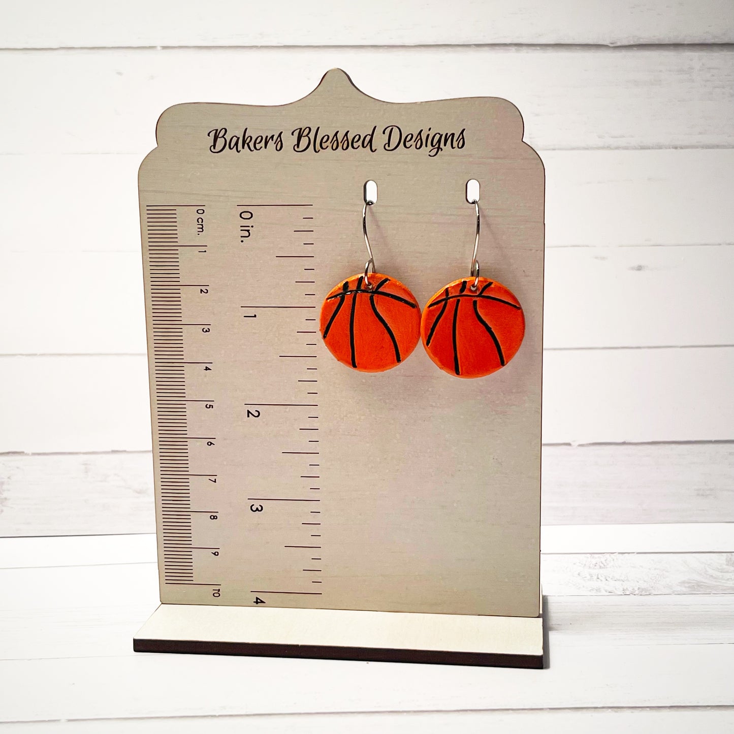 Basketball Earrings
