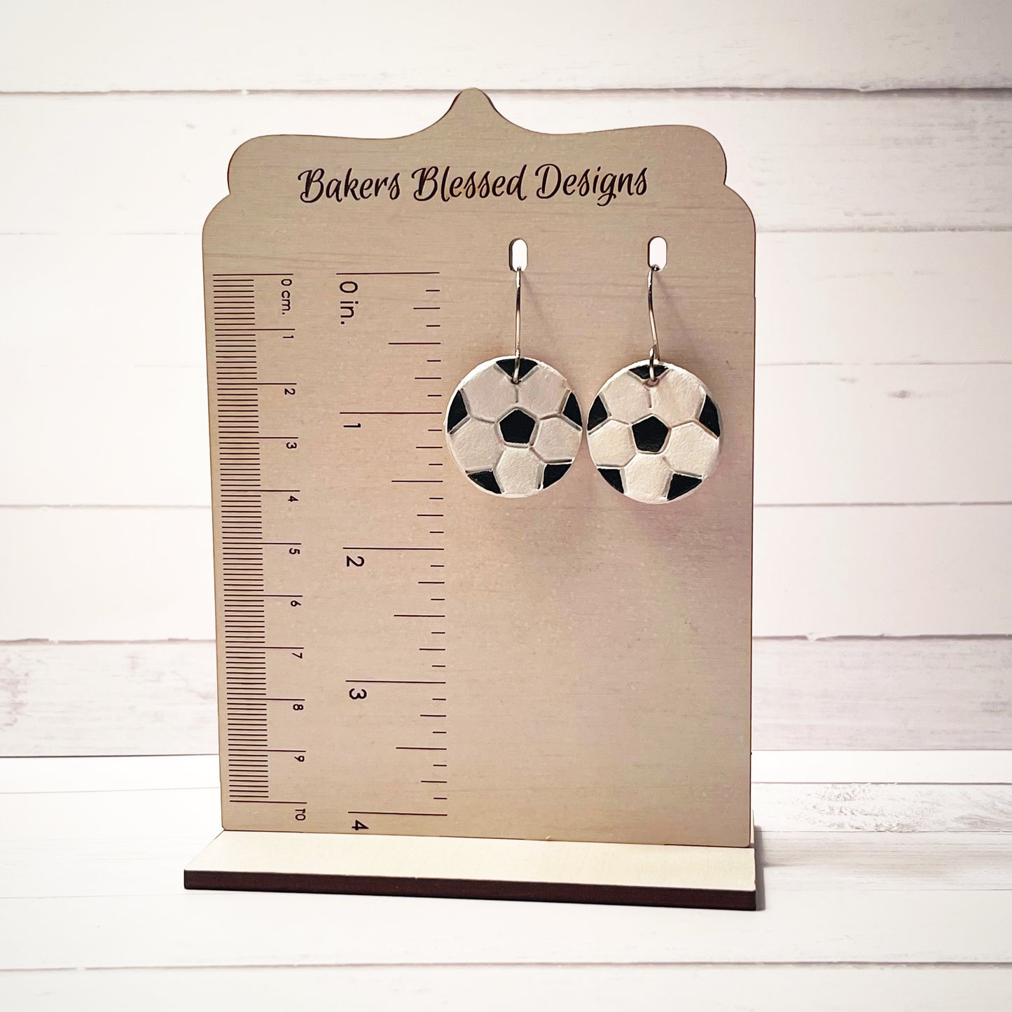 Soccer Ball Earrings