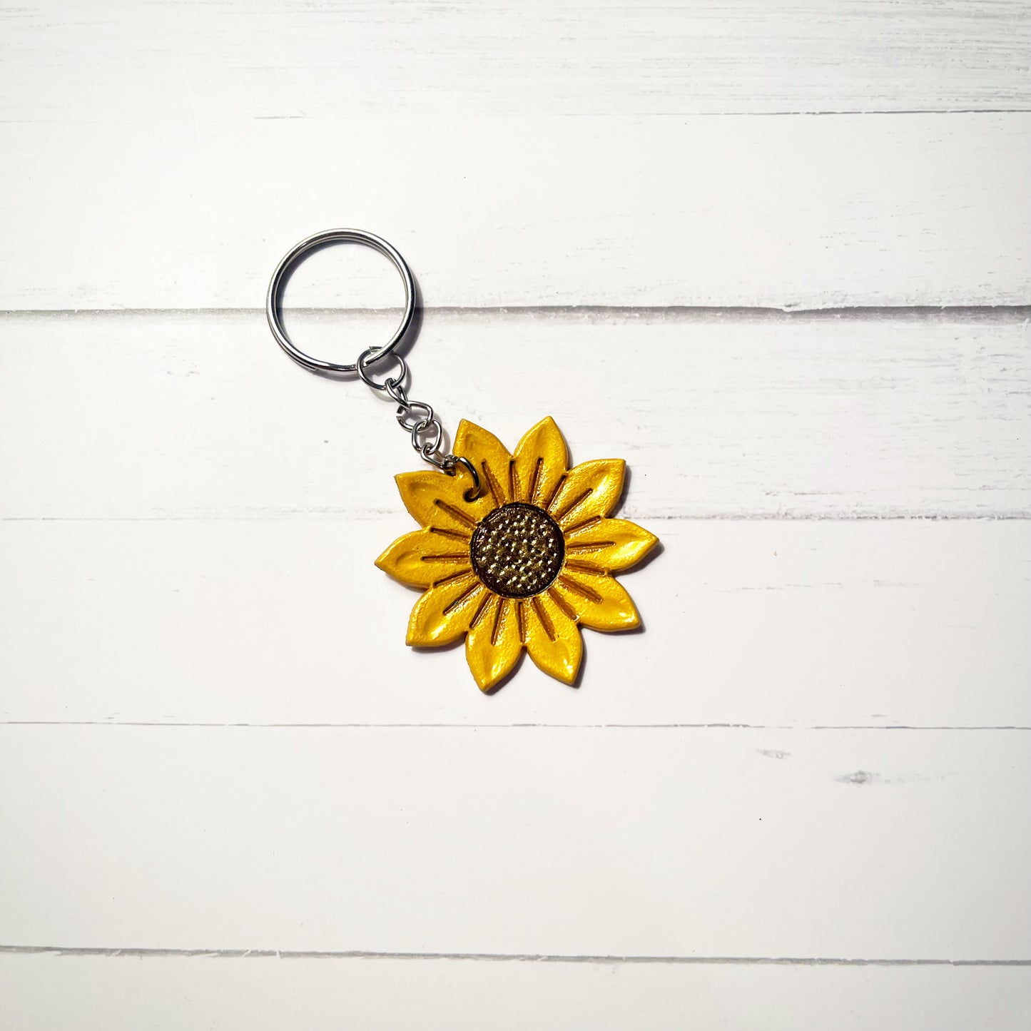 Sunflower Keychain