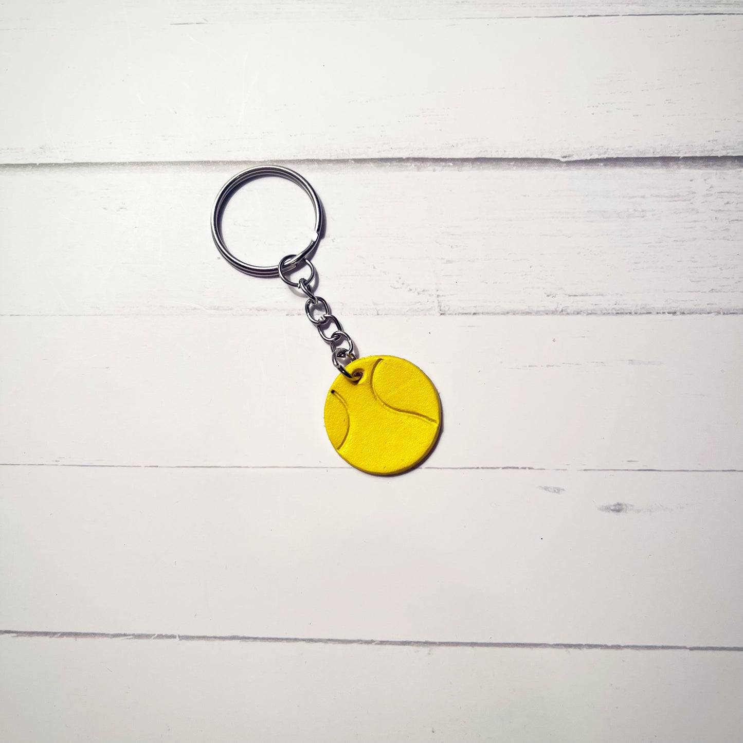 Tennis Ball Keychain