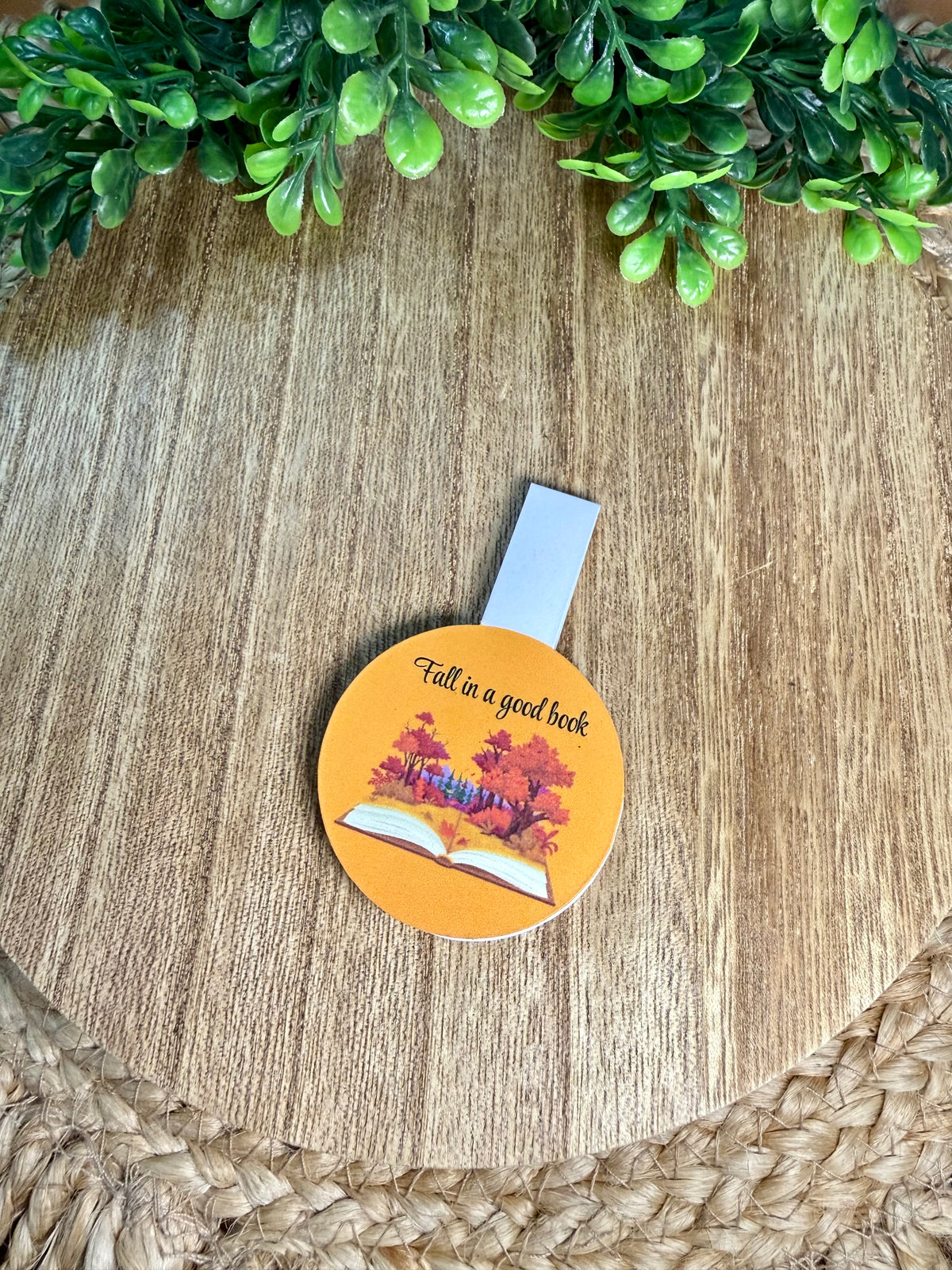 Fall In A Good Book Bookmark