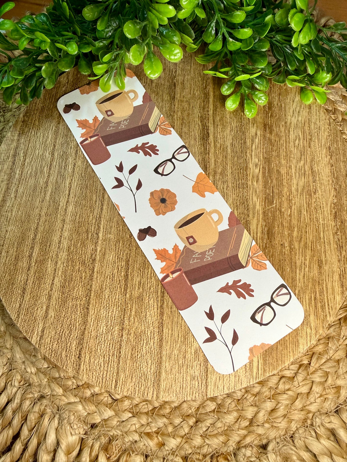 Fall Bookish Bookmark