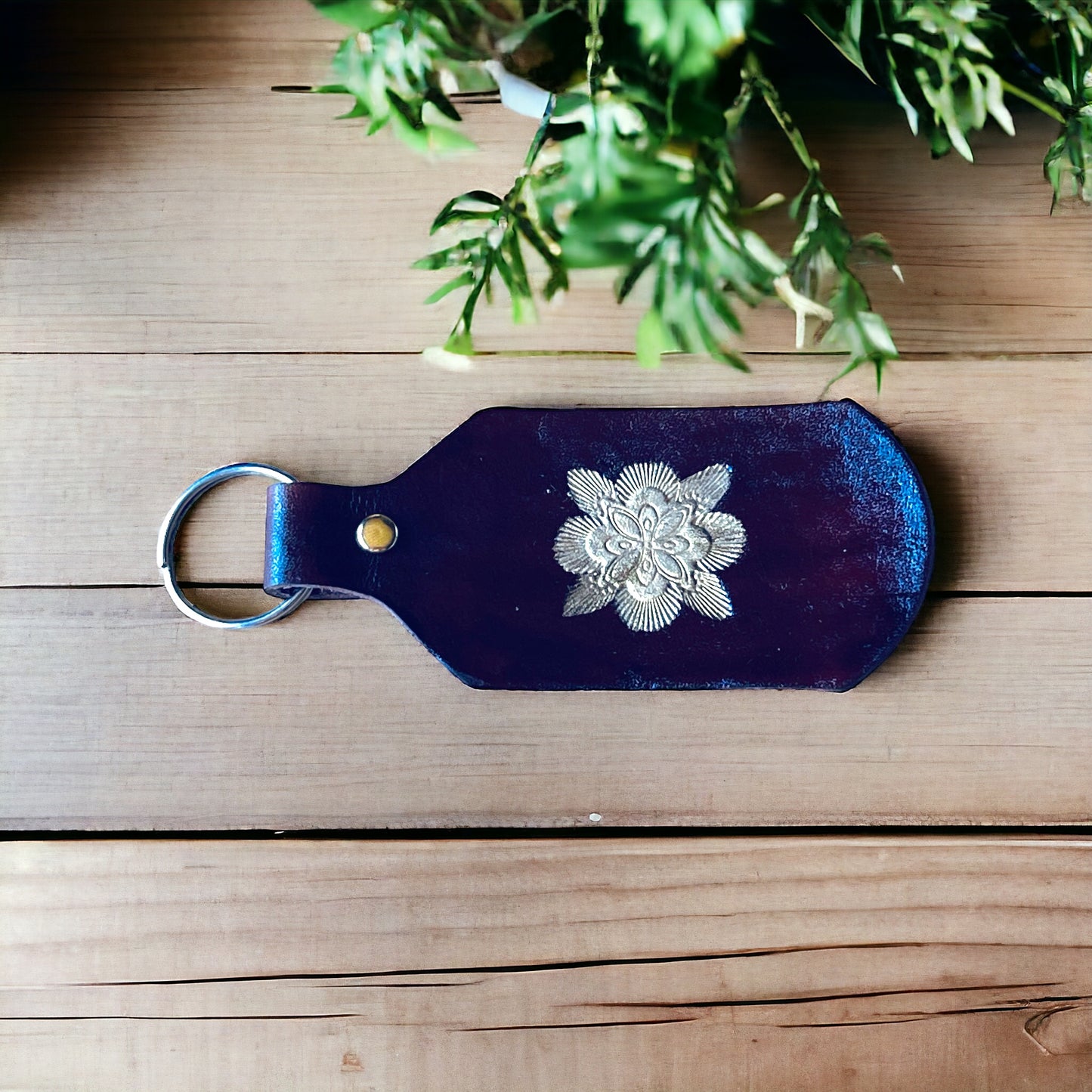 Hand Tooled Keychain