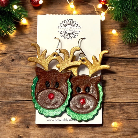 Reindeer Earrings