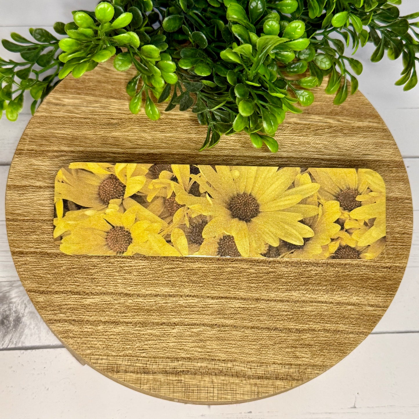 Yellow Floral Bookmark
