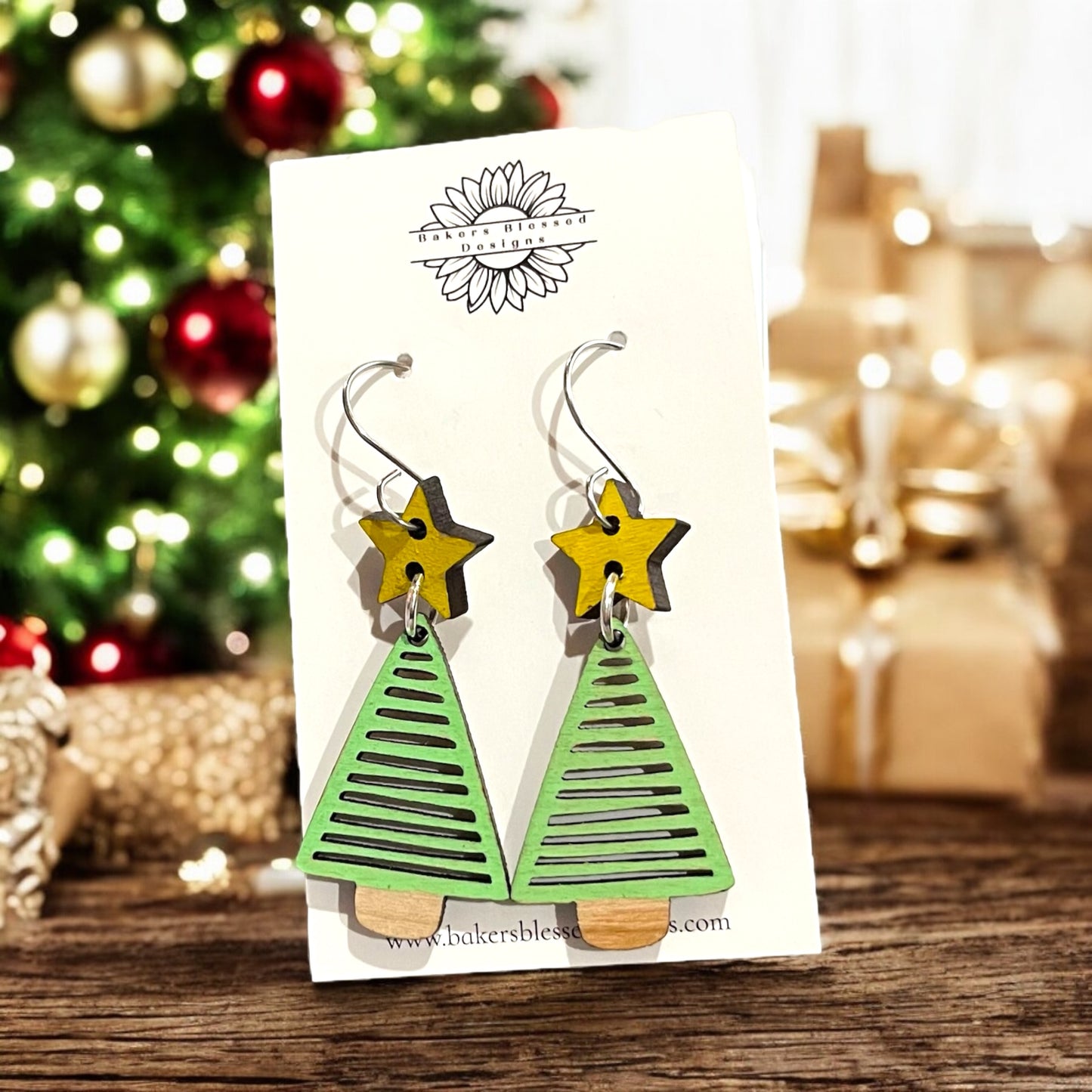 Christmas Tree Earrings