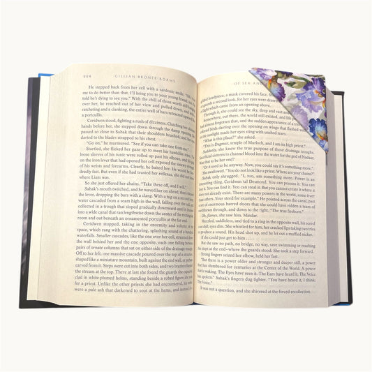 Spring Floral Fabric Corner Bookmark