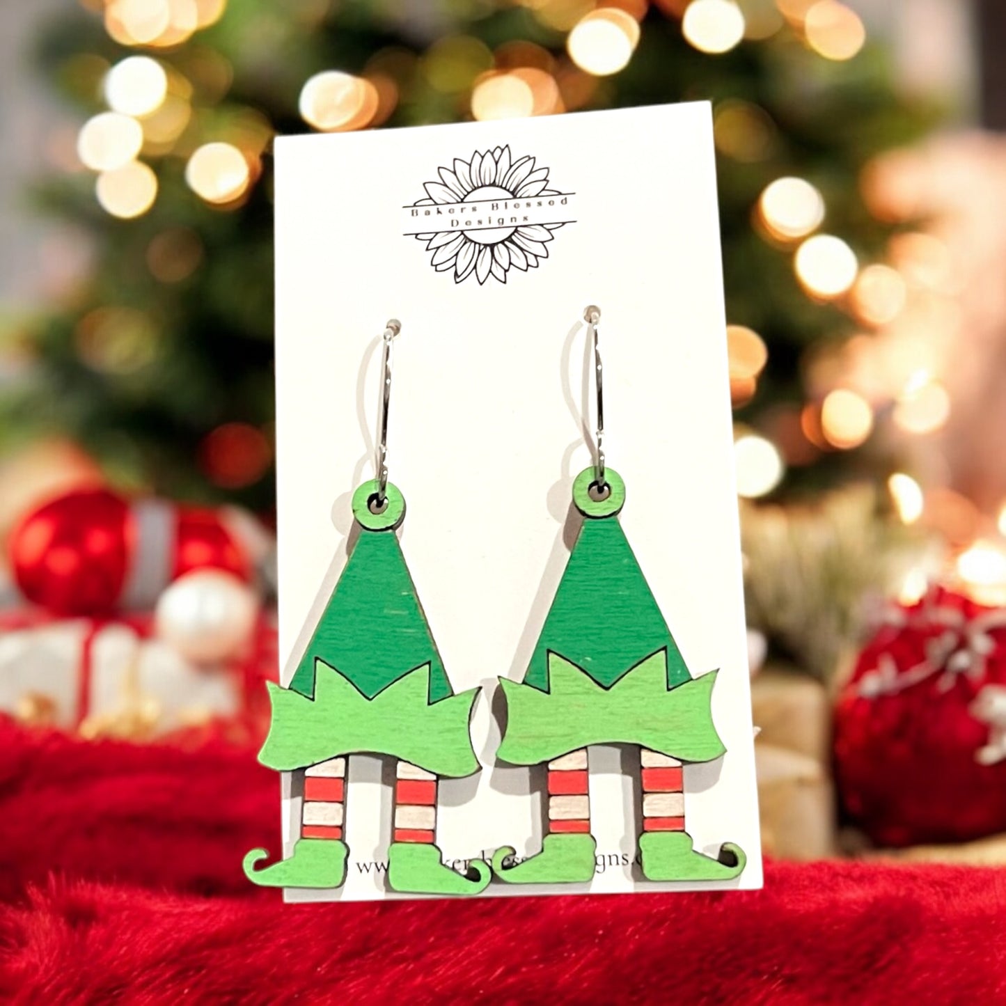 Elf Christmas Earrings