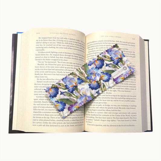 Spring Floral Fabric Bookmark