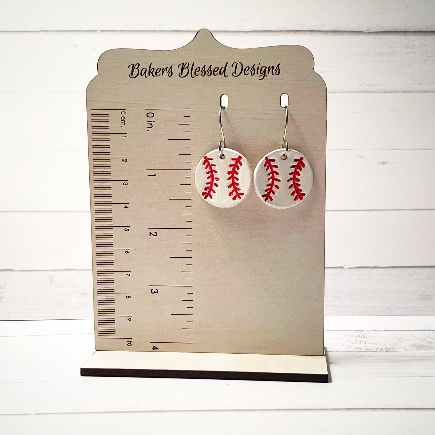 Baseball Earrings