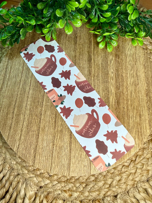 Fall Hot Beverage Bookmark