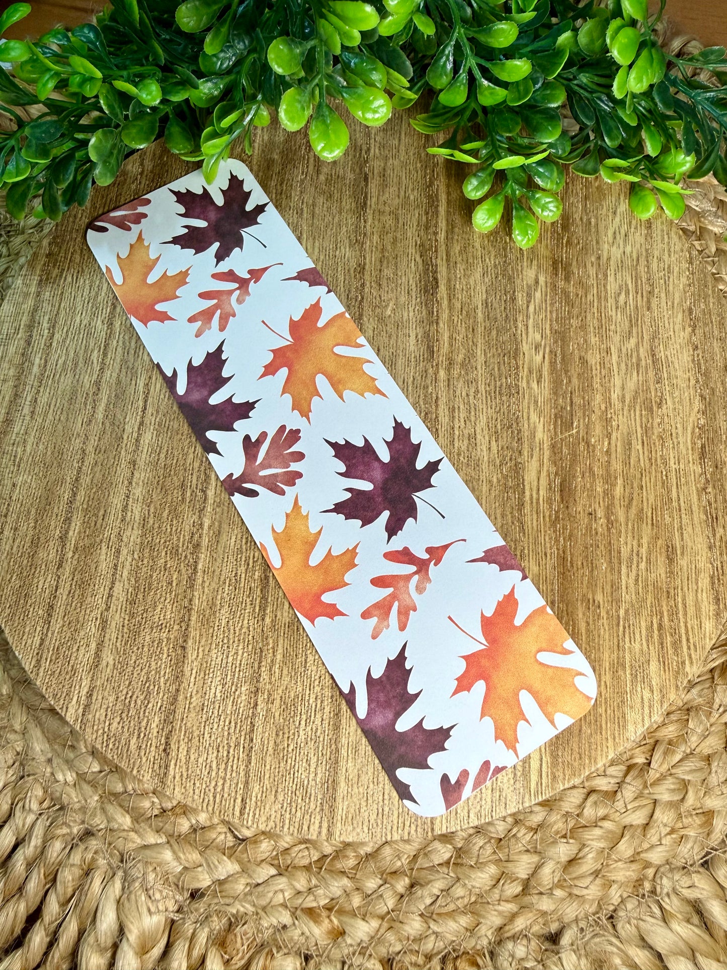 Fall Maple Leaves Bookmark