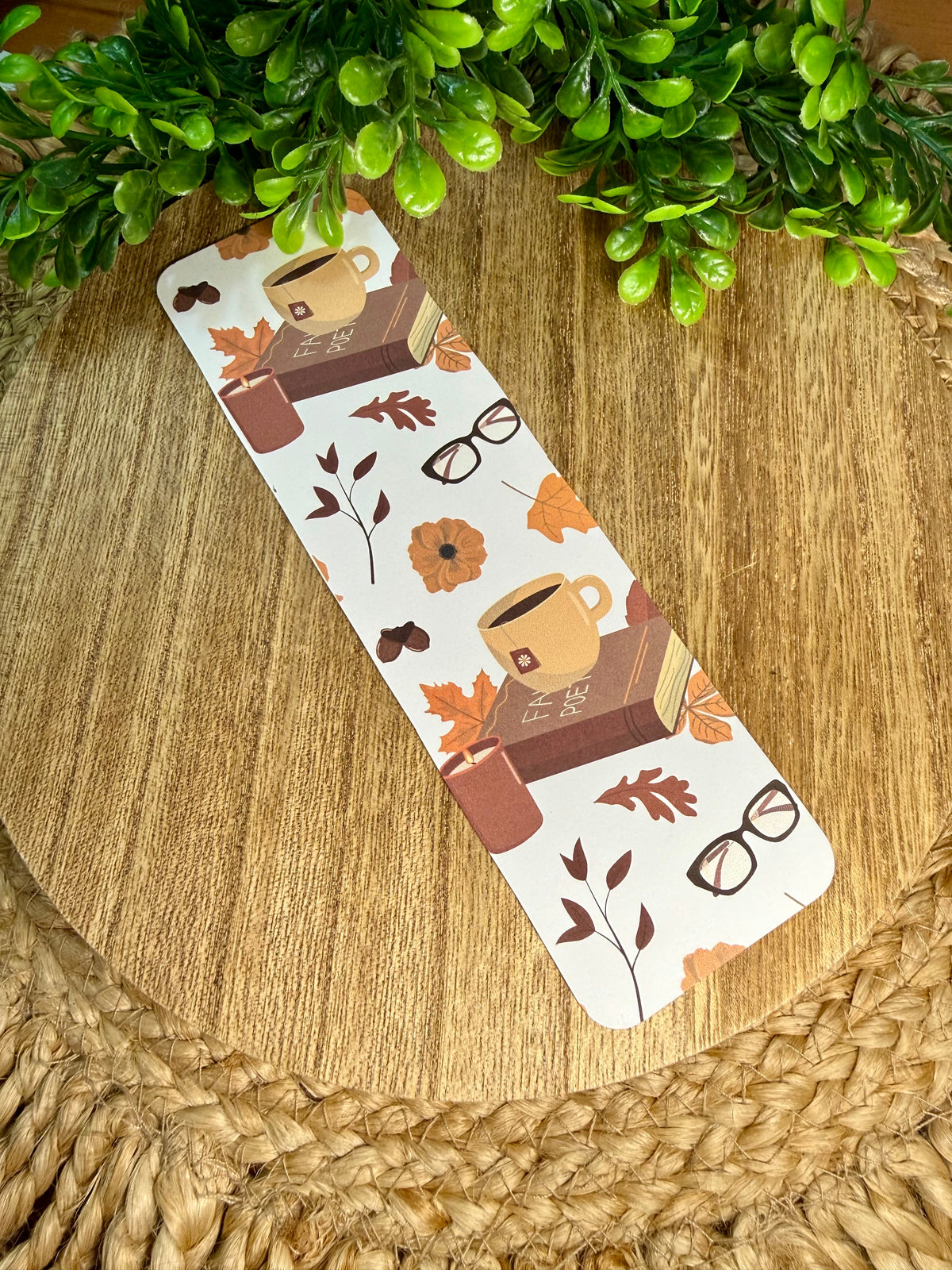 Fall Bookish Bookmark