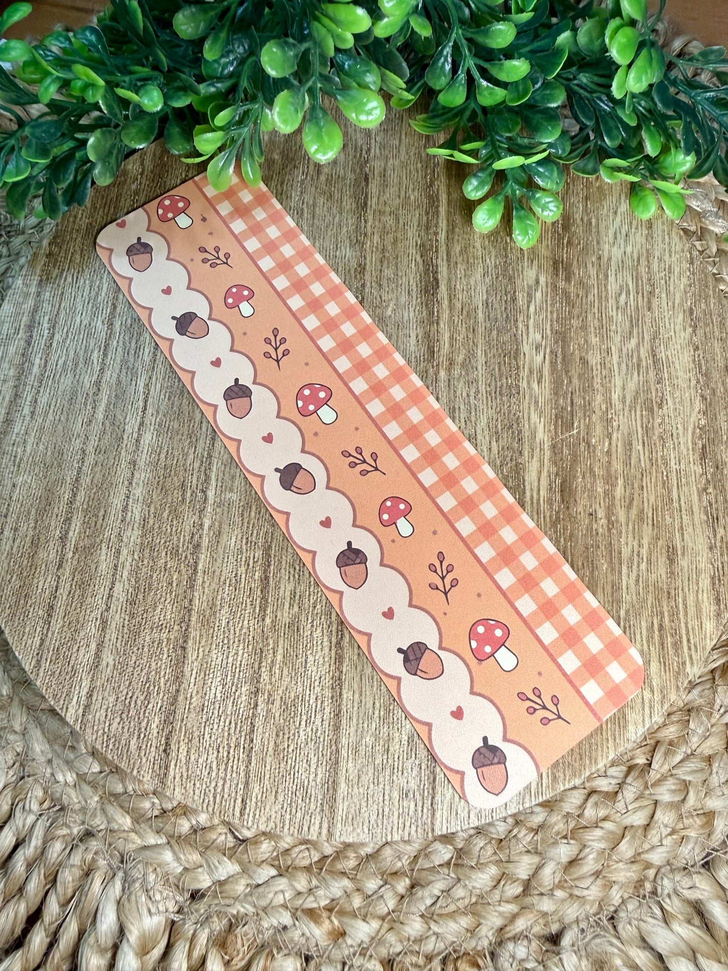 Fall Acorn/Mushroom Bookmark
