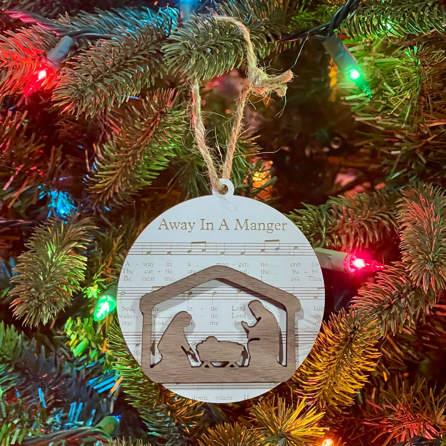 Away In A Manger Ornament