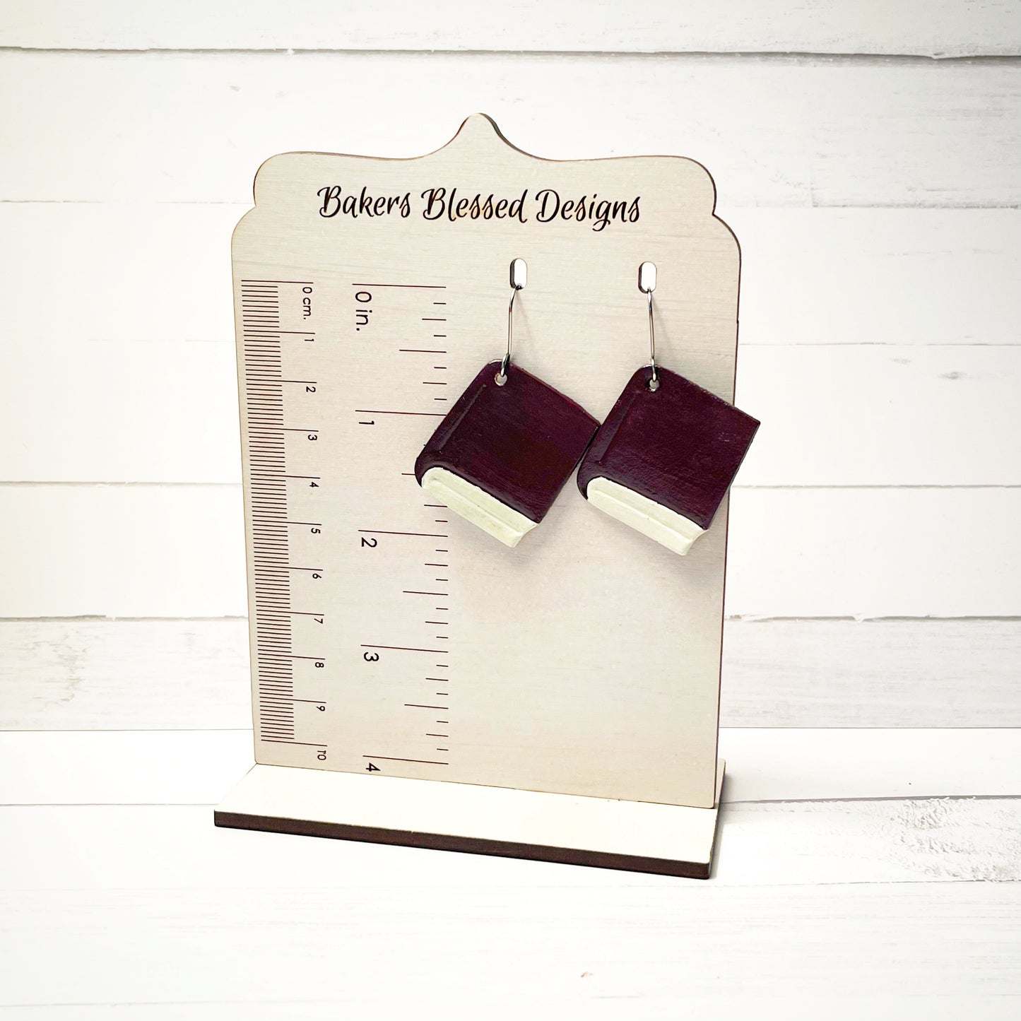 Book Earrings