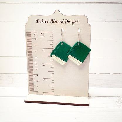 Book Earrings